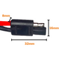 Arnes eléctrico universal 2 cables hembra macho | Arnes caucho uso rudo diferentes calibres