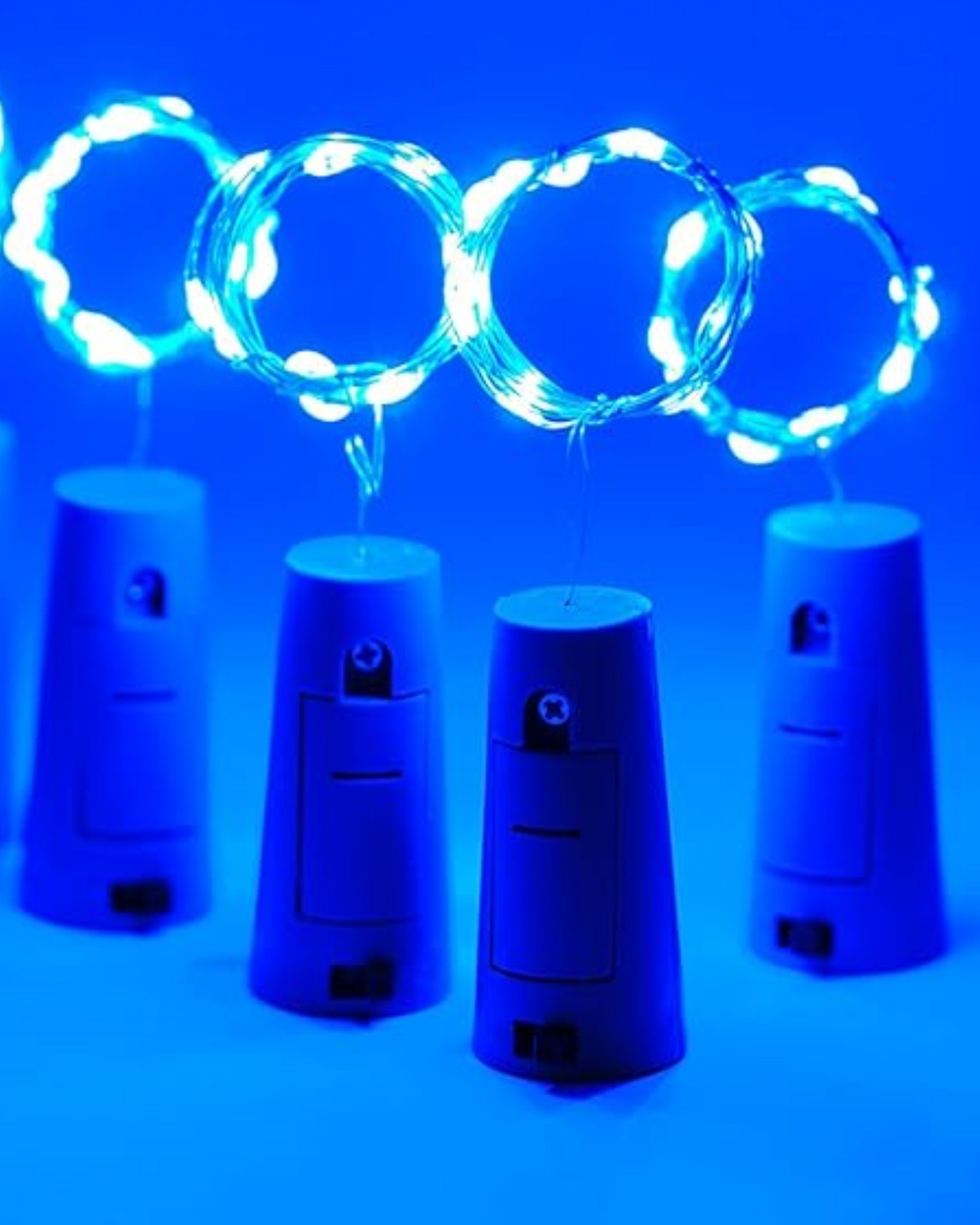 Corcho LED de decoración para Botellas | Guirnalda tipo corcho 2 metros