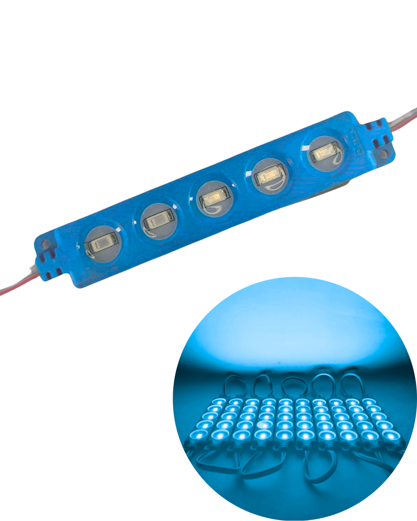 Módulo de LED 9517 5 focos LED | Modulo LED de barra | Modulo LED de uso general 12V