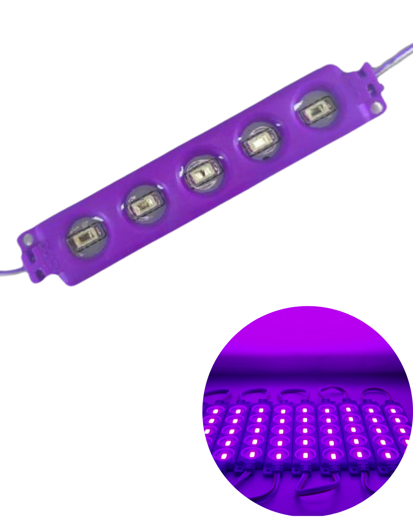 Módulo de LED 9517 5 focos LED | Modulo LED de barra | Modulo LED de uso general 12V