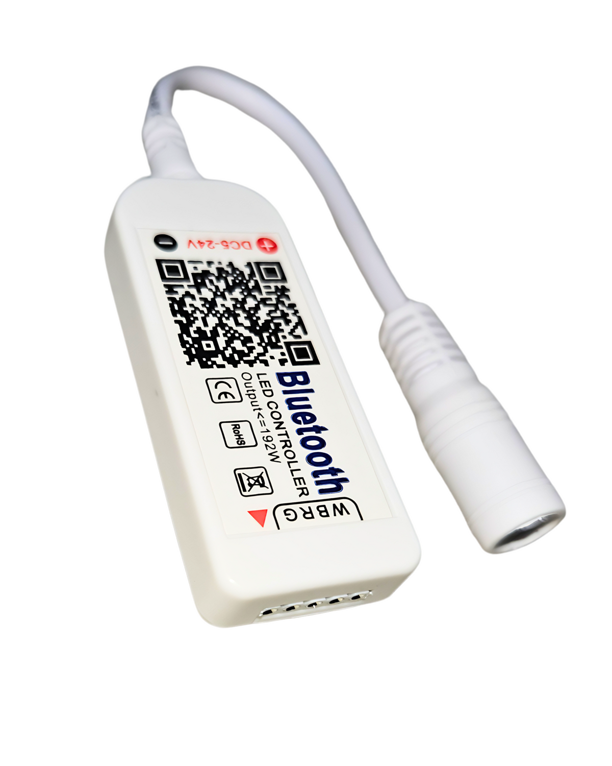 Controlador WiFi/Bluetooth Para Tiras LED Direccionables - Control Por App O Mando, Multicolor