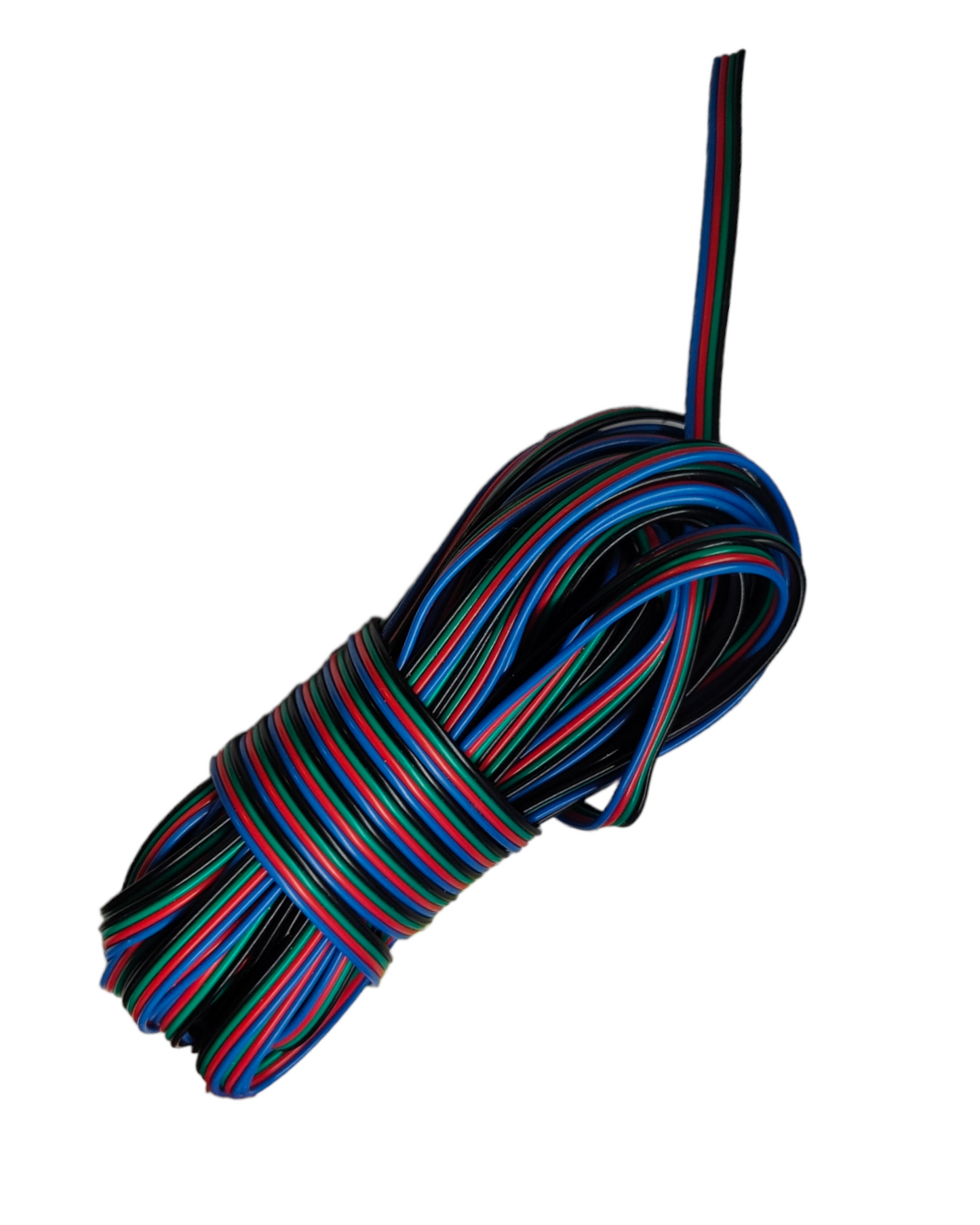 Cable RGB calibre 26AWG 4 hilos | Cable RGB 4 vías para tira LED RGB