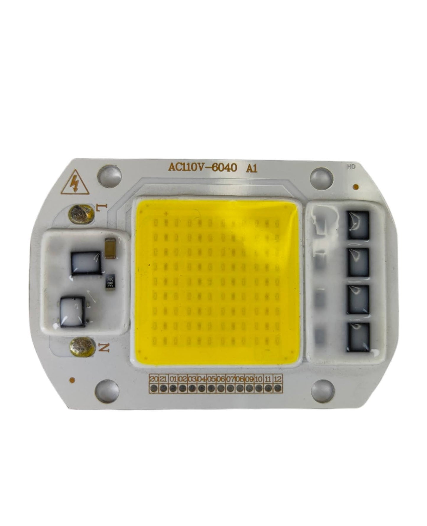 Chip LED de potencia 30w | Pastilla LED 110v AC | Repuesto LED para reflector
