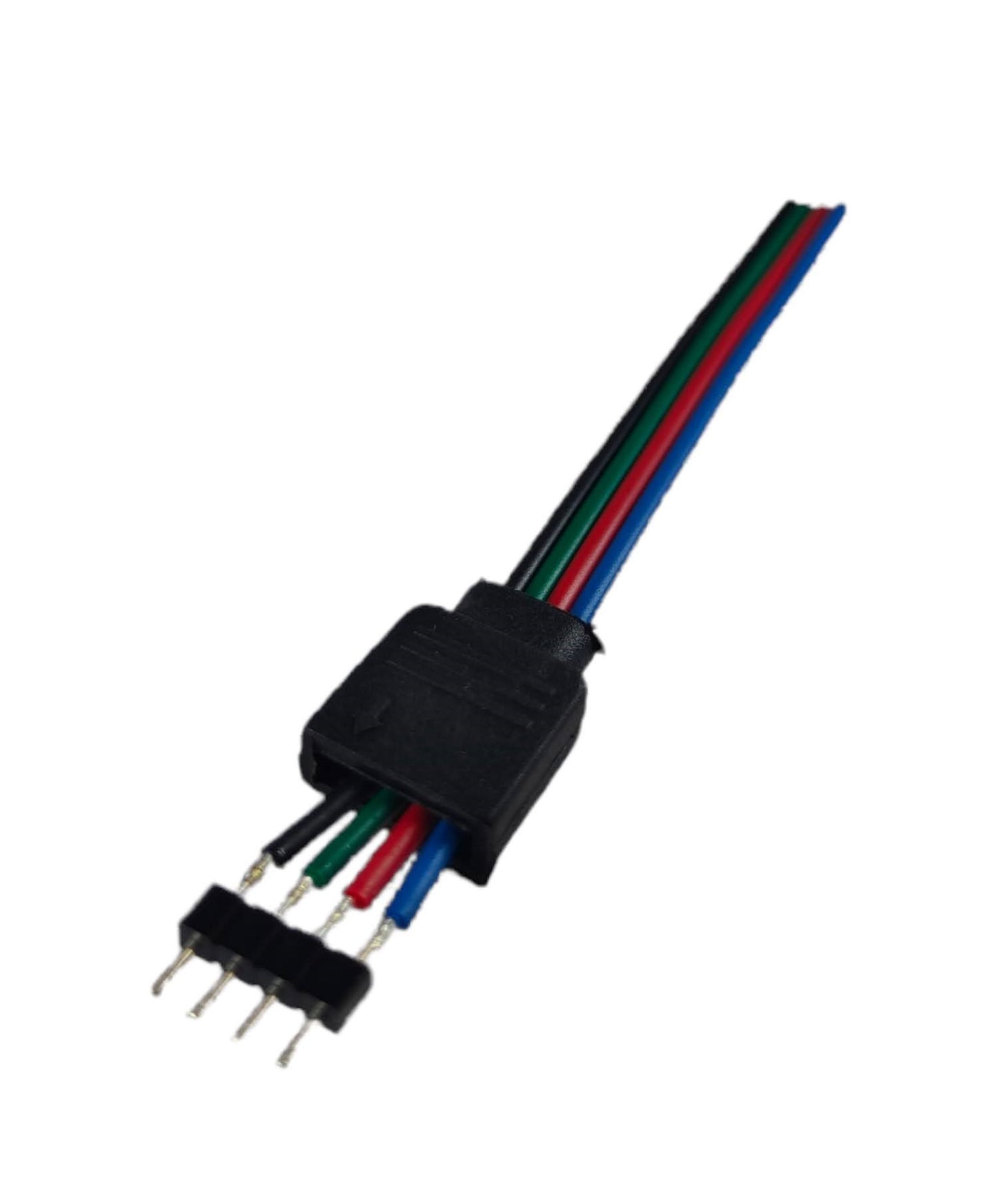 Cable para tira de LED RGB multicolor | Conector macho RGB 4 cables