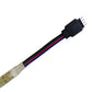 Cable para tira de LED RGB multicolor | Conector macho RGB 4 cables