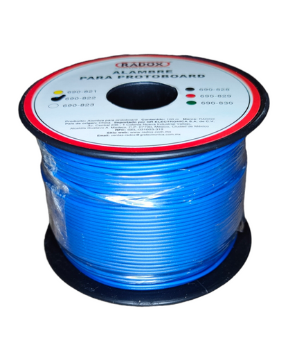 Alambre unipolar calibre 22AWG | Cable de 1 vía para tira de LED y letreros neon LED
