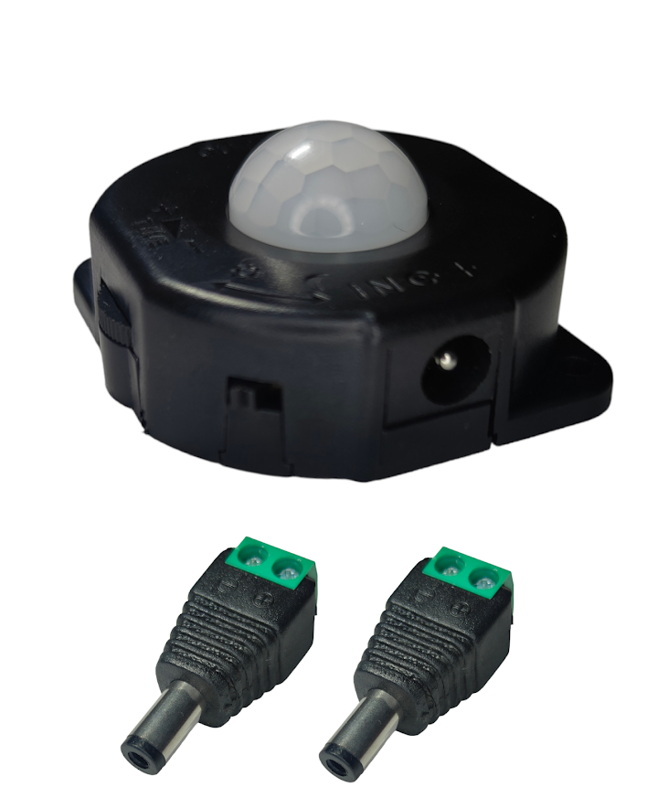 Sensor de movimiento para tiras LED | Detector movimiento para iluminación LED