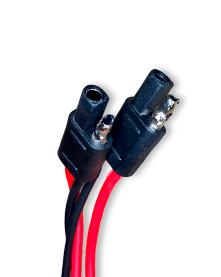 Arnés eléctrico universal 2 cables hembra macho | Uso rudo diferentes calibres