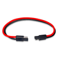 Arnes eléctrico universal 2 cables hembra macho | Arnes caucho uso rudo diferentes calibres