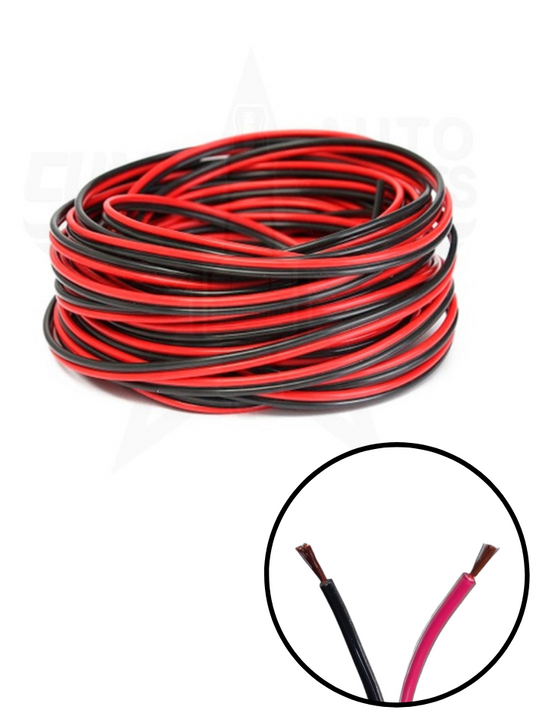 Cable bicolor calibre 22AWG 100% cobre | Cable bipolar para tira de LED