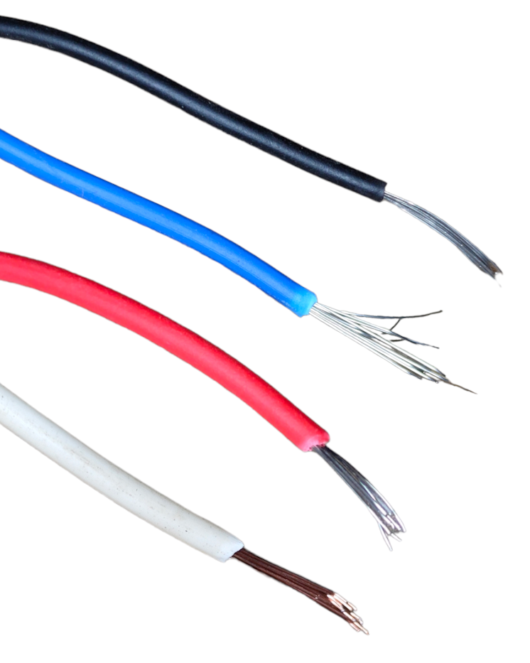 Cable estañado unipolar calibre 22AWG | Cable de 1 vía estañado para tira de LED